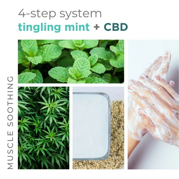 BCL-SPA TINGLING MINT + CBD SALT SOAK