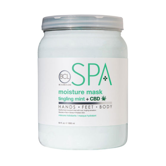 BCL-SPA TINGLING MINT + CBD MOISTURE MASKS