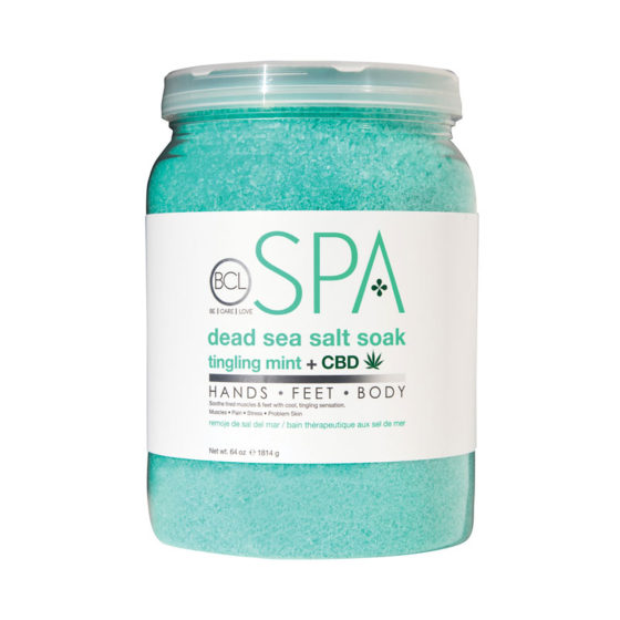 BCL-SPA TINGLING MINT + CBD SALT SOAK
