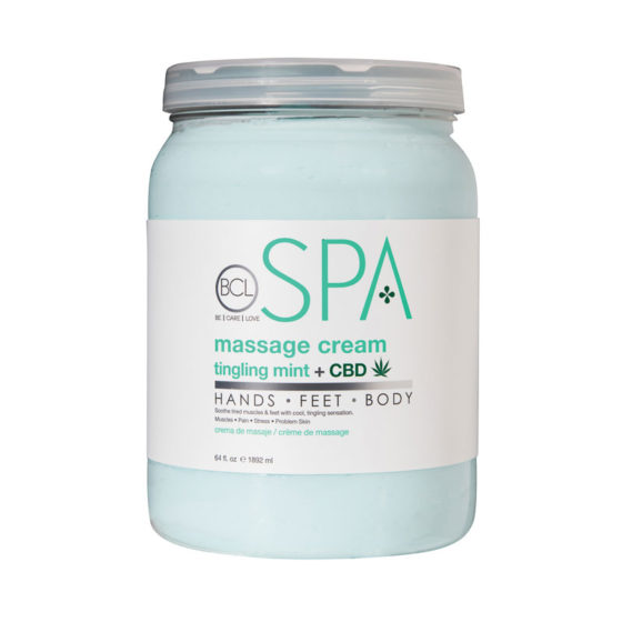 BCL-SPA TINGLING MINT + CBD MASSAGE CREAM