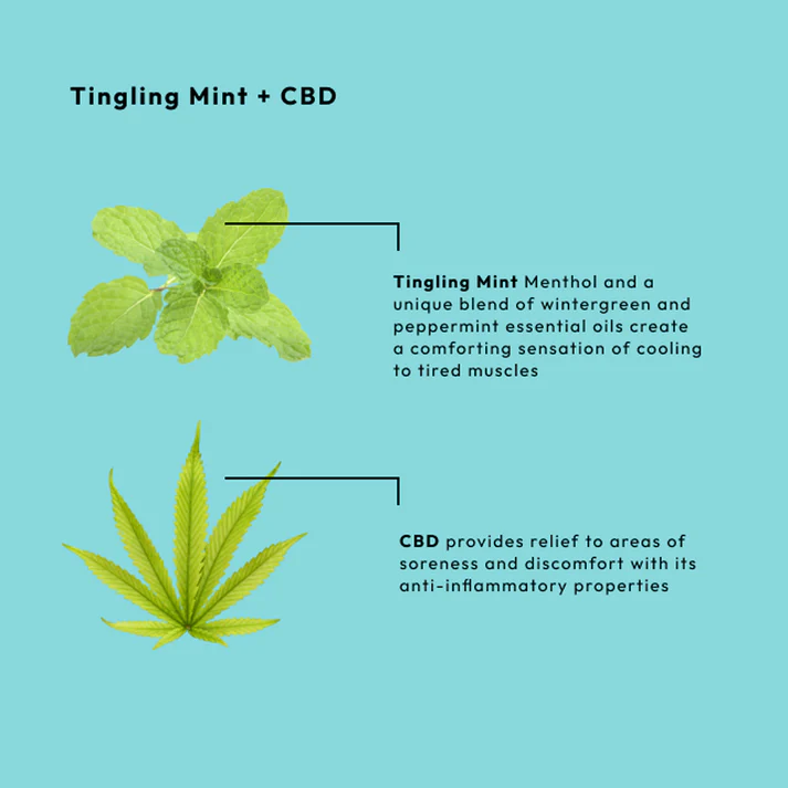 BCL-SPA TINGLING MINT + CBD SALT SOAK