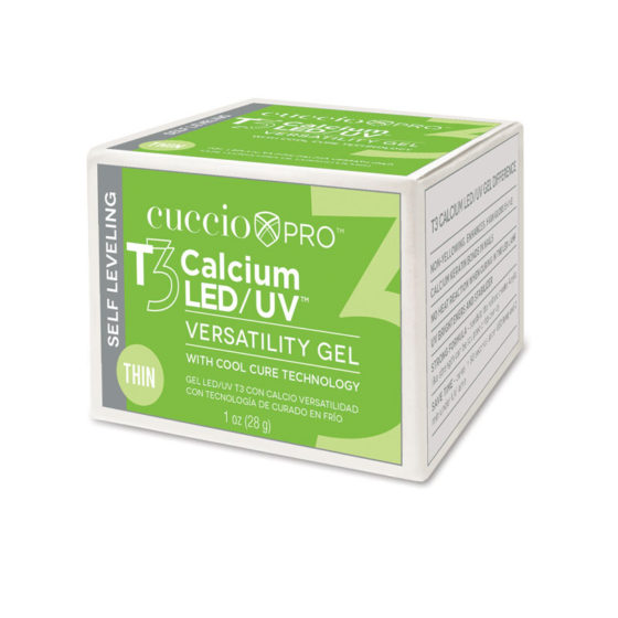 CUCCIO PRO T3 Calcium LED/UV Versatility Gel (Self Leveling)