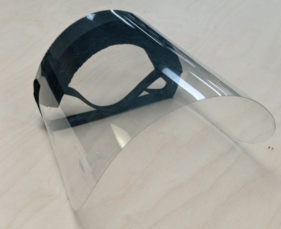 Protective Face Shields with Padded Foam