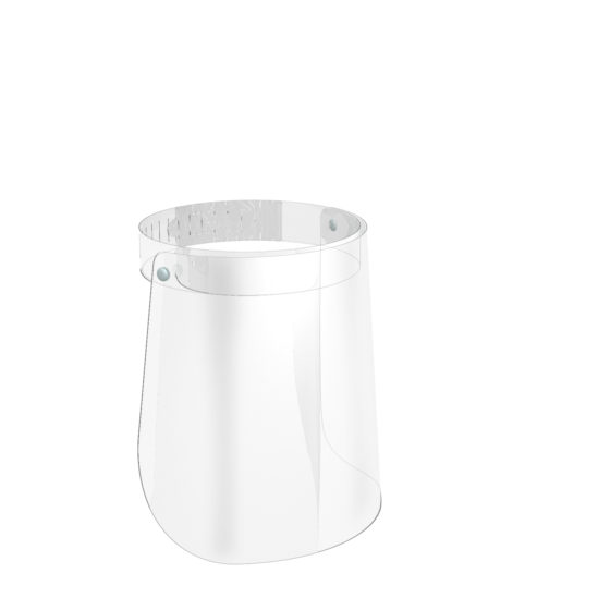 Protective Face Shields Clear with Flip Up