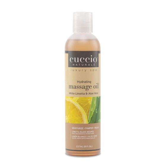 Cuccio Hydrating Massage Oil - Limetta & Aloe Vera