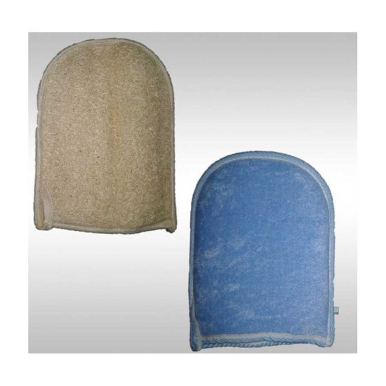 Exfoliating Natural Loofah - Bath Round- Straight Mitt
