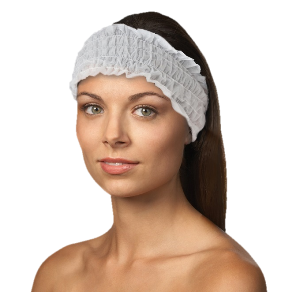 Headbands Disposable Non Woven By Silkline 100/pkg