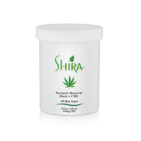 Shira CBD Turmeric Renewal Mask + CBD Retail and Pro Size