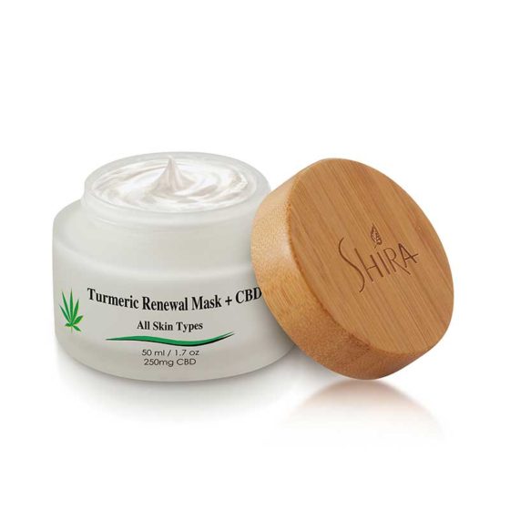 Shira CBD Turmeric Renewal Mask + CBD Retail and Pro Size