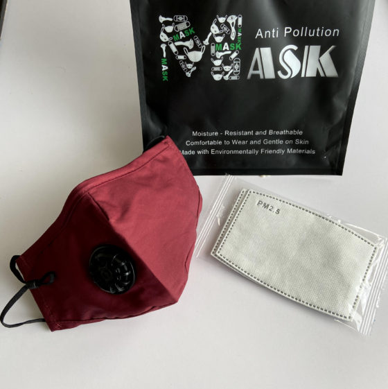 Mask Anti-Pollution, Breathing Valve with Replacement Filter.