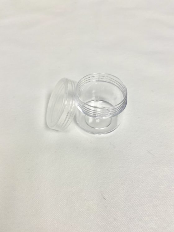 Cream Jar Clear with Clear Lid 20g