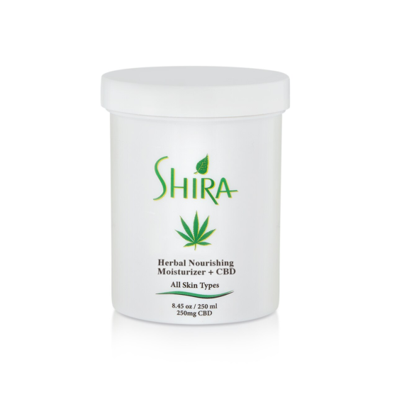 Shira CBD Herbal Nourishing Moisturizer + CBD Retail and PRO SIZE
