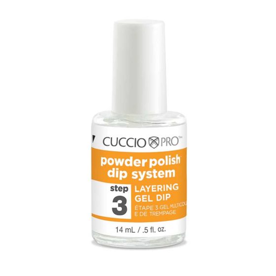 Cuccio Powder Polish Dip System – Step 3. Layering Gel 14ml (½ oz)