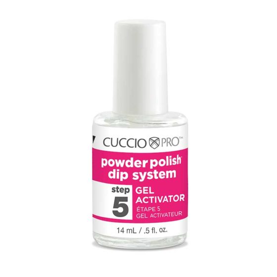 Cuccio Powder Polish Dip System – Step 5. Gel Activator