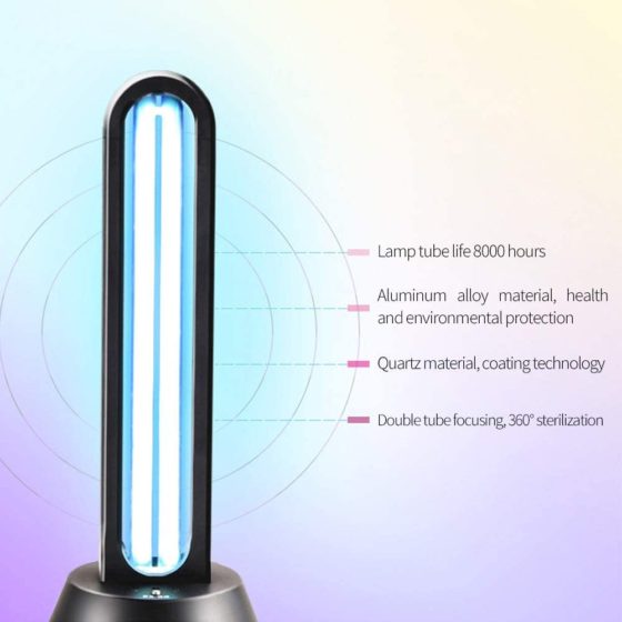 Uv Germicidal Light 36 Watt Ultraviolet Lamp for Disinfection, Remote Control
