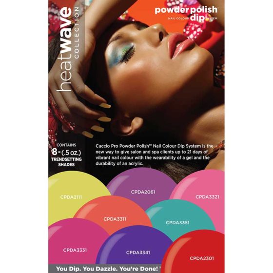 CUCCIO Powder Polish Kit - Heat Wave Collection