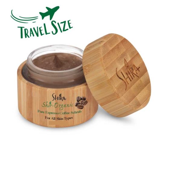 Shir-Organic Pure Espresso Coffee Scrub Travel Size