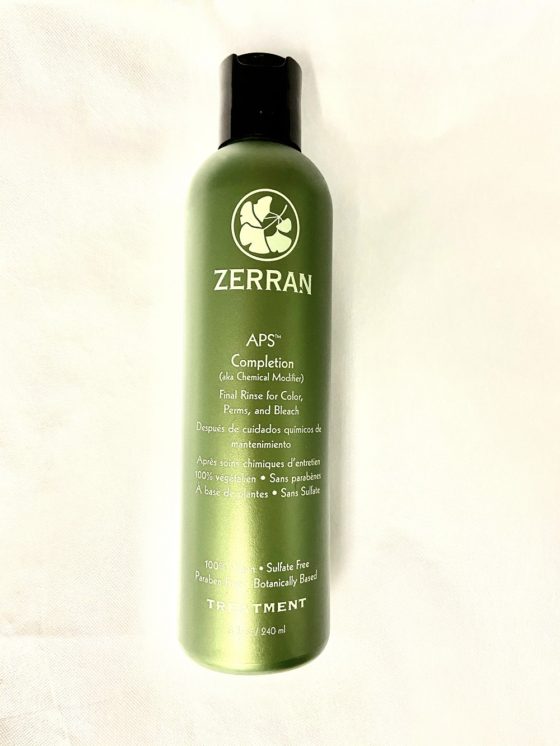 ZERRAN APS ZERRAN APS Completion Final Rinse For Color, Perms, and Bleach