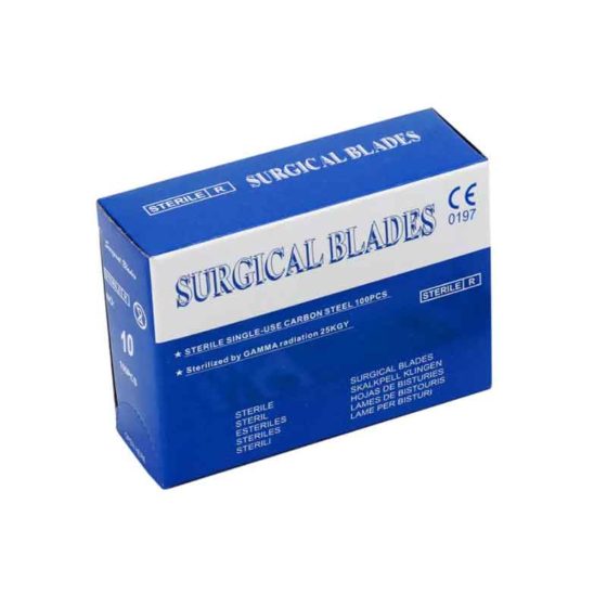 SCALPEL BLADES # 10 DISPOSABLE CE0197