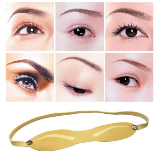 Eyebrow Stencil Practice Skin w/Strap