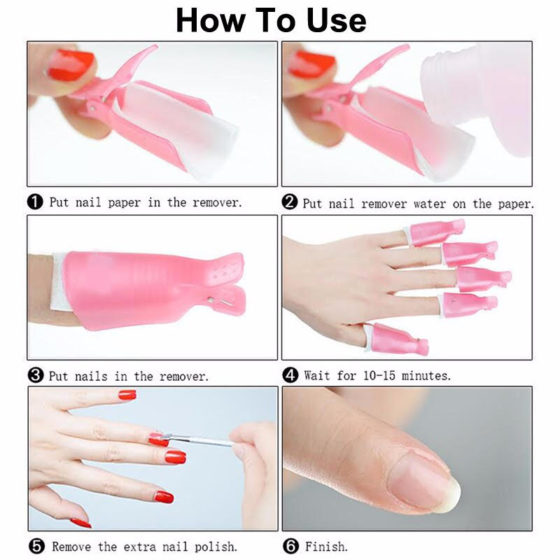 Nail Soak Clipper 10pc /pk