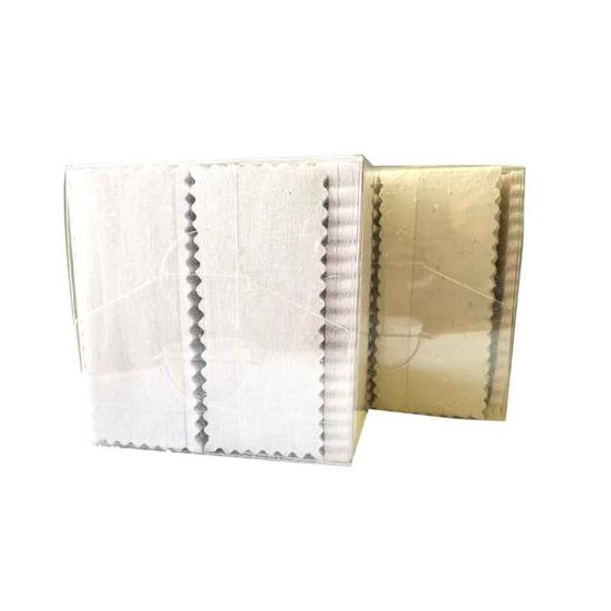 Pre-Cut Cotton Strip for Lips, Eyebrows and Chin  1.5 in x 3 in Pkg of 300