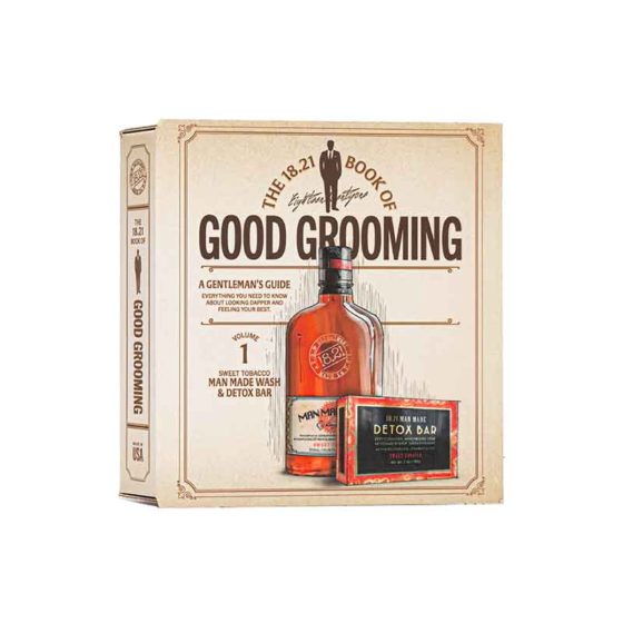 18.21 Man Made Book of Good Grooming Gift Set Volume 1