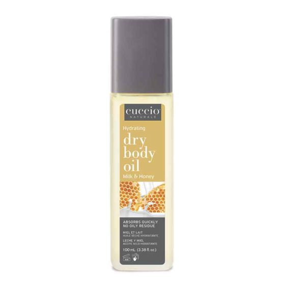 Cuccio Naturale Dry Body Oil Dry Collection Retail Display