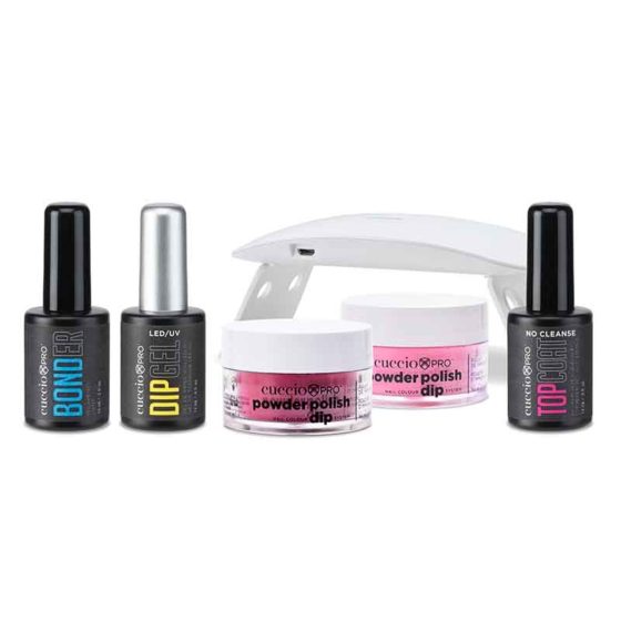 Cuccio LED/UV Pro Dip Gel Starter Kit With Travel Lamp