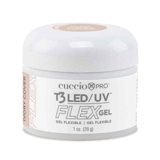 Cuccio Pro T3 LED/UV FLEXgel  - Ivory Cover