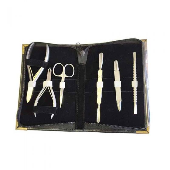 Professional 6 pc Implement Kit for Pedicure B06