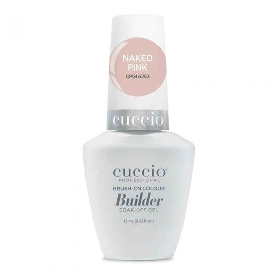 Cuccio Pro  Brush on Colour Builder Gel with Calcium LED/UV 13ml -Naked Pink