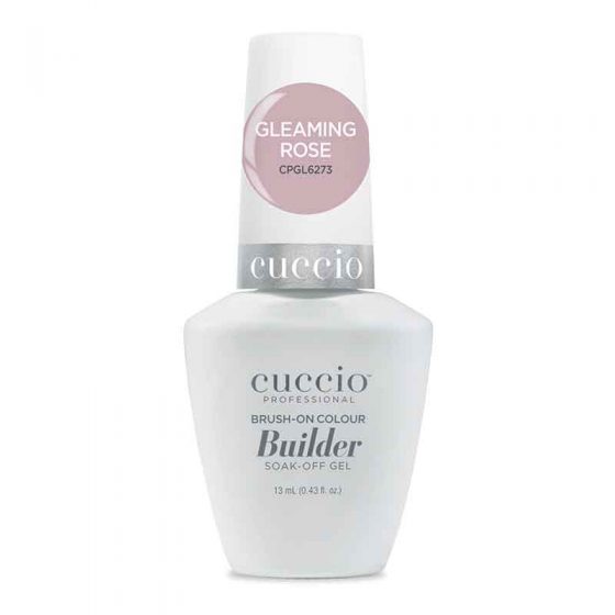 Cuccio Pro  Brush on Colour Builder Gel with Calcium LED/UV 13ml -Gleaming Rose
