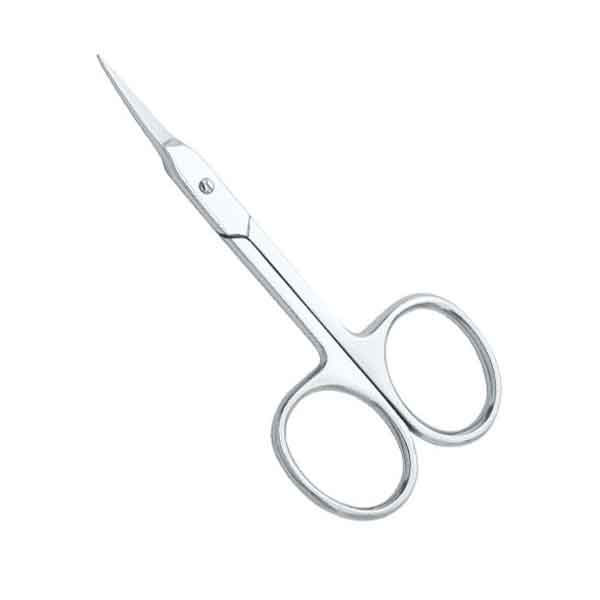 Motanar Cuticle Nail Scissors - Stainless Steel Precision Manicure Scissor  - Extra Pointed Straight Curved Fingernail Scissor (Straight Piont)