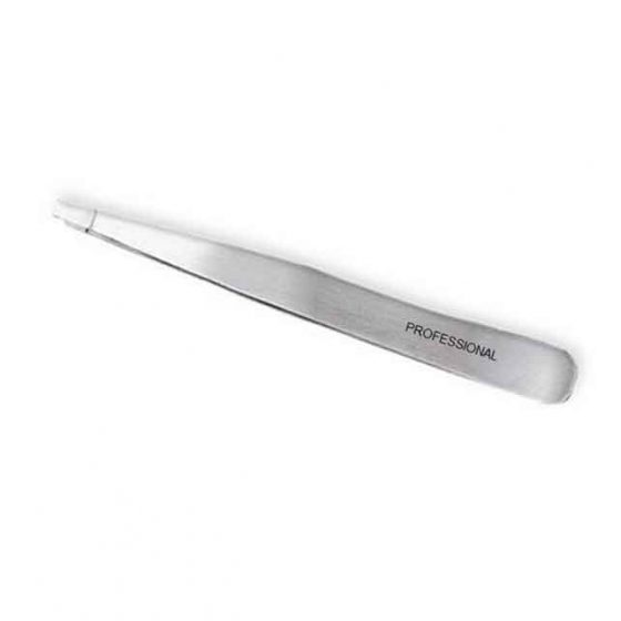 PROF T01 - Eyebrow Tweezer Straight Flat Tip