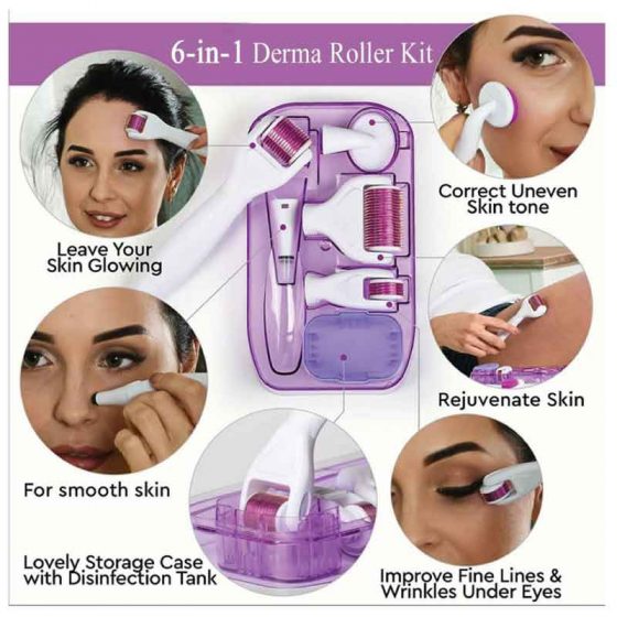 6 in 1 Derma Roller Home Maintenance System