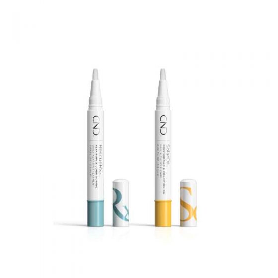 CND Solaroil & RESCUERXX DAILY KERATIN  Care Pen Duo Pack