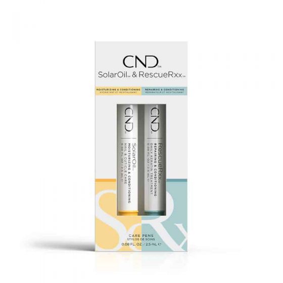CND Solaroil & RESCUERXX DAILY KERATIN  Care Pen Duo Pack
