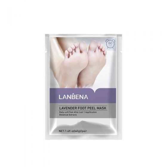 Lanbena Lavender Foot Peel Masks ( Baby Soft Feet)