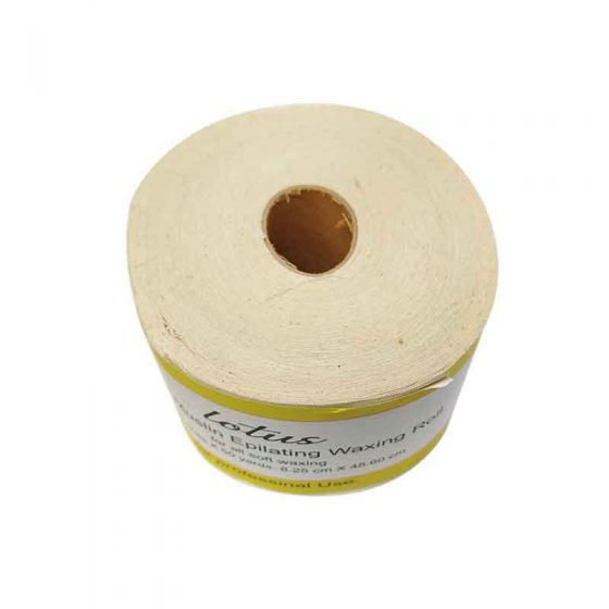 Wax Strip Unbleached Cotton Roll100% Cotton 3 x 50 Yards (Natural)