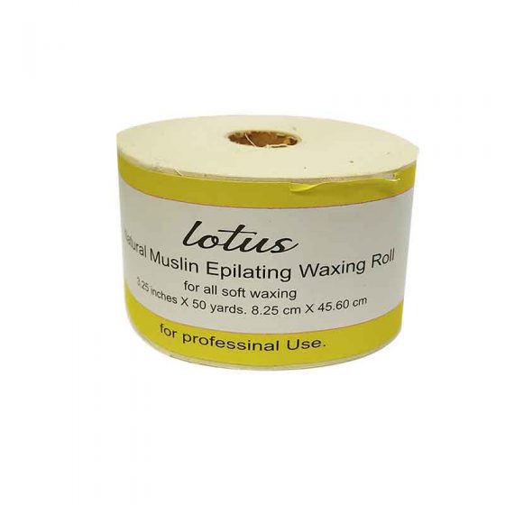 Wax Strip Unbleached Cotton Roll100% Cotton 3 x 50 Yards (Natural)