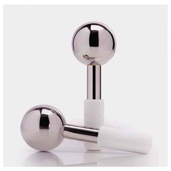 Stainless Steel Facial Ice Globes (Silver or Gold)