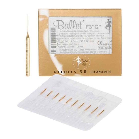 Ballet Electrolysis Gold Needles , F2 | F3 | F4 | F5