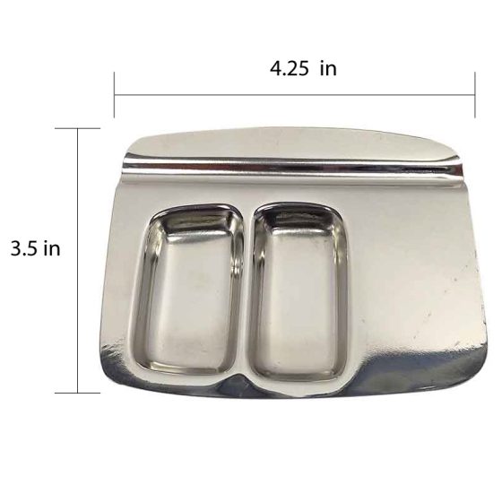 Stainless Steels Makeup Mixing Palette