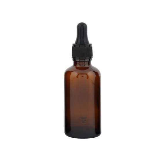 Amber Bottle with Dropper - 50 ml