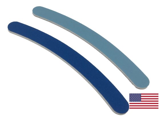 Premium Blue Washable Banana File 120/240 Grit, Single or Pkg of 50