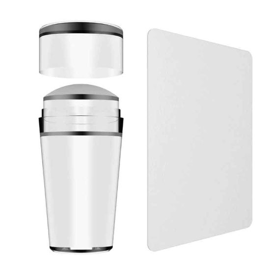 Clear Jelly Nail Stamper with Scraper