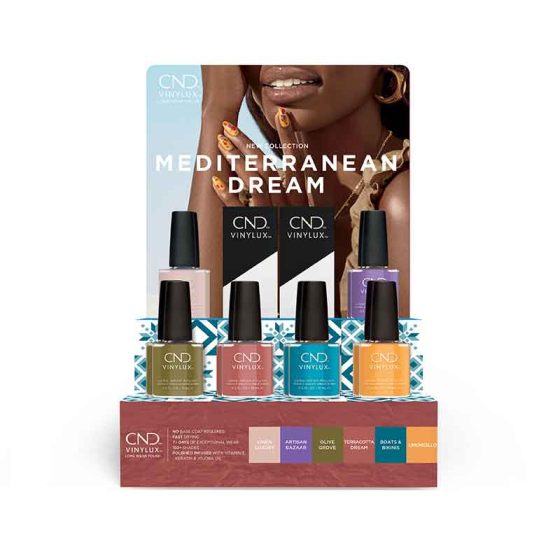 CND VINYLUX™  POP Display -Mediterranean Dream Collection