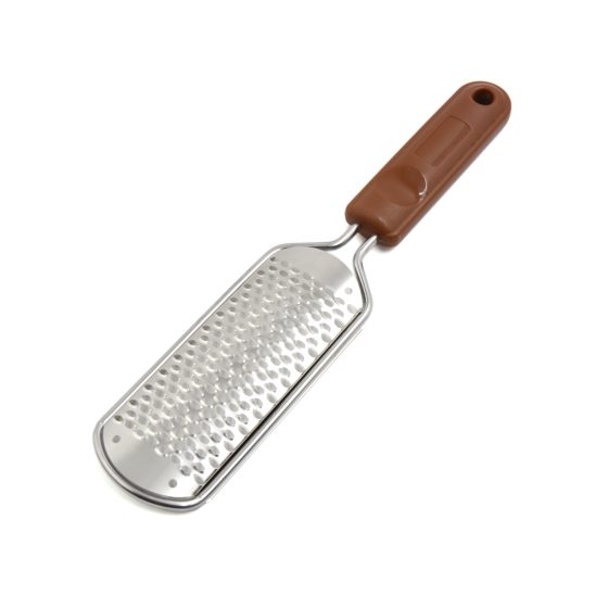 Stainless Steel Jumbo Foot File Rasp with Removable Scrapper