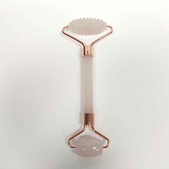 Rose Quartz Facial Roller, Texture and Smooth